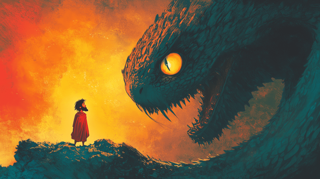 The God-Man VS&nbsp;Satan